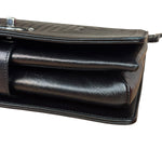 Chanel Black Leather Paris-Seoul Korean Garden Flap Bag 2015