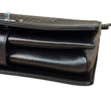 Chanel Black Leather Paris-Seoul Korean Garden Flap Bag 2015