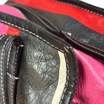 Balenciaga Multi-Color Vertical Stripe Bazar Shopper Two-Way Bag