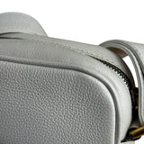 Gucci White Grained Sherry Leather Crossbody