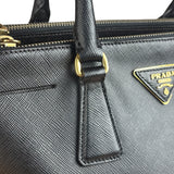 Prada Black Galleria Saffiano Leather Tote