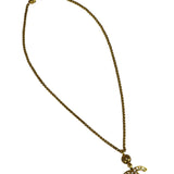 Chanel Vintage CC Logo Filigree Ball Pendant -1995