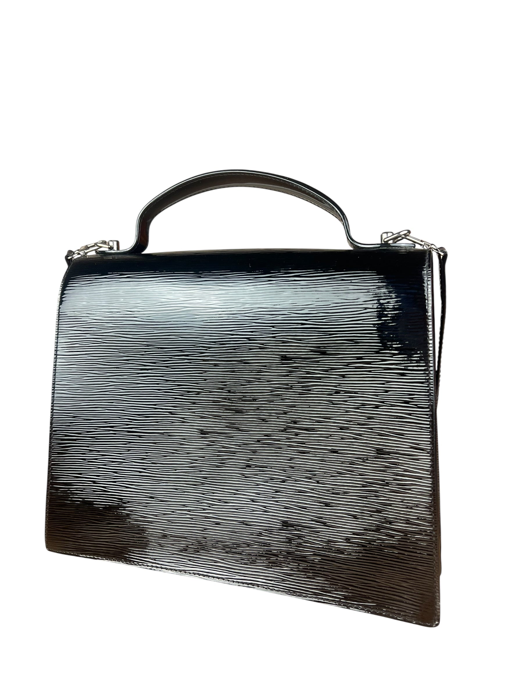 Louis Vuitton Black Electric Epi Sévigné 2Way Handbag