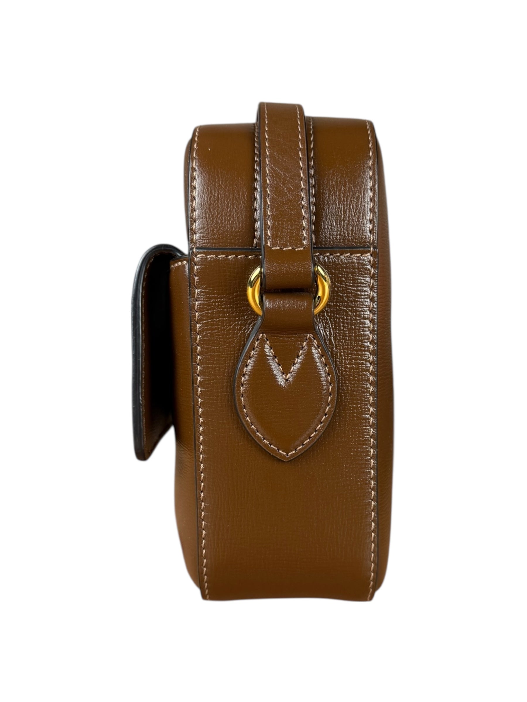Gucci 1955 Horsebit Camera Bag Brown
