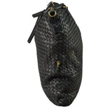 Bottega Veneta Black Intrecciato Large Handbag
