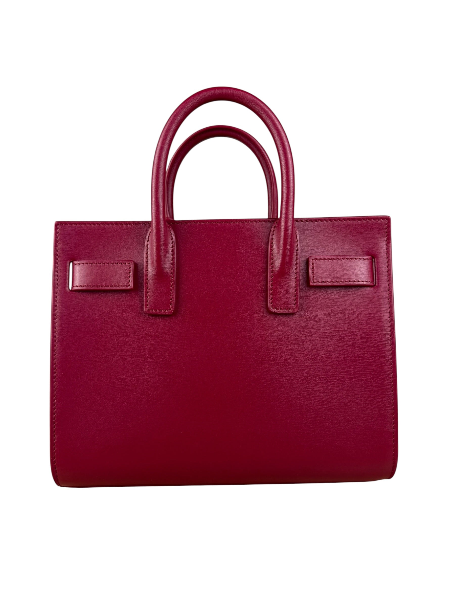 Saint Laurent Sac de Jour Nano 2Way Tote Red