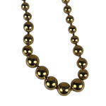 Christian Dior Vintage Gold Plated Beaded Necklace