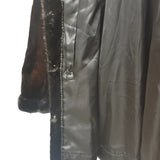 Vintage Black Mink Fur Coat