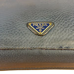 Prada Navy Blue Leather Camera Bag