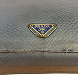 Prada Navy Blue Leather Camera Bag