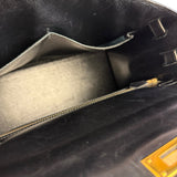Hermes Kelly 32 Black Box Leather 1991