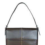 Burberry Brown Leather Shoulder Bag