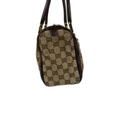 Gucci GG Canvas Top Handle Mini Boston Handbag