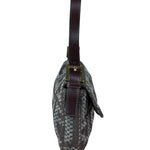 Fendi Vintage Brown/Grey Woven Baguette