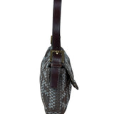 Fendi Vintage Brown/Grey Woven Baguette