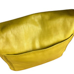 Chanel CC 1997 Chartreuse Leather Flap Shoulder Bag