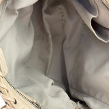 Christian Dior Cream Leather Braided Ethnic Shoulder Bag