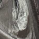 Saga Purple Ranched Mink Fur Long Coat