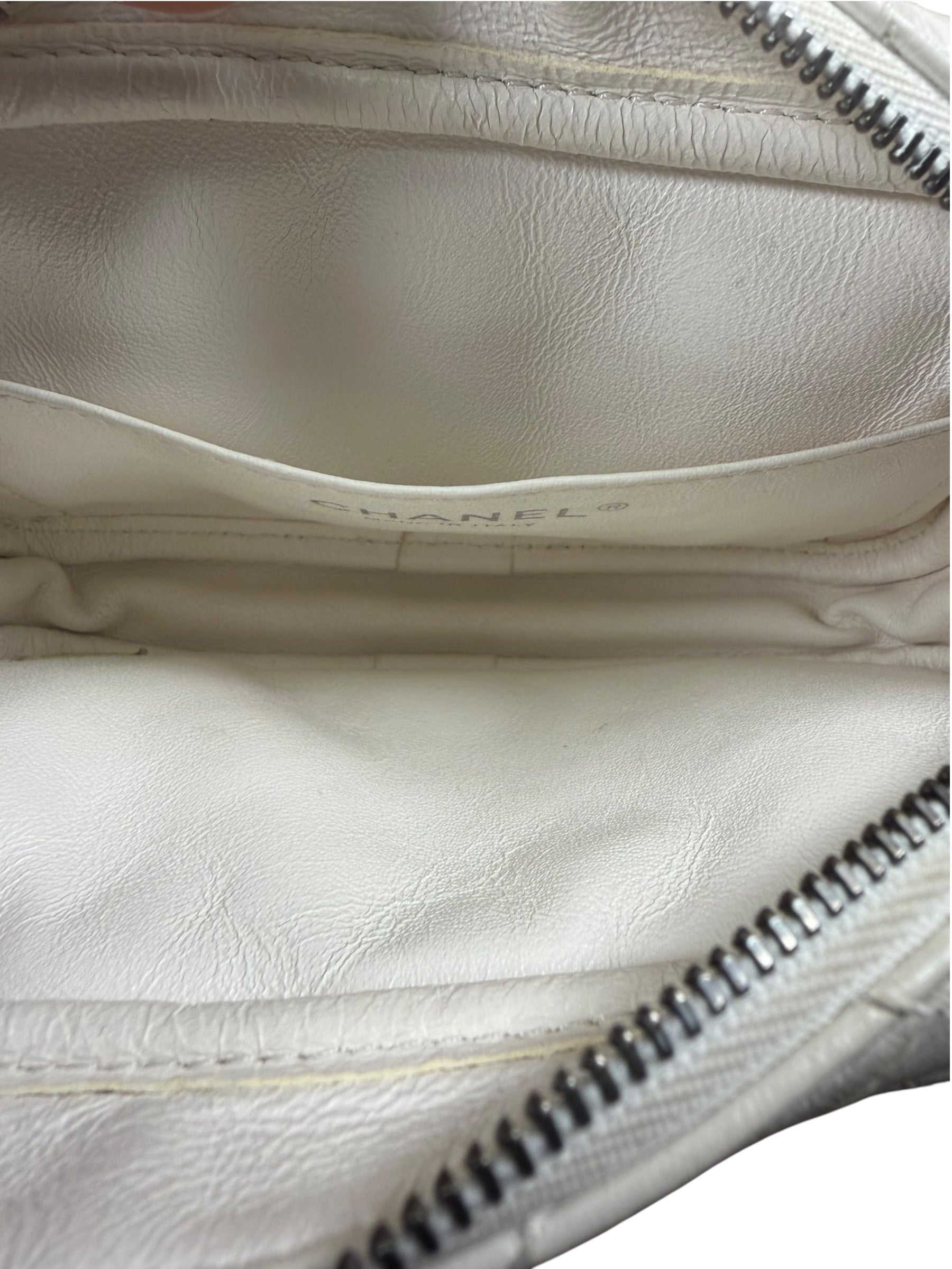 Chanel White Quilted Mini Reissue Camera Bag 2018