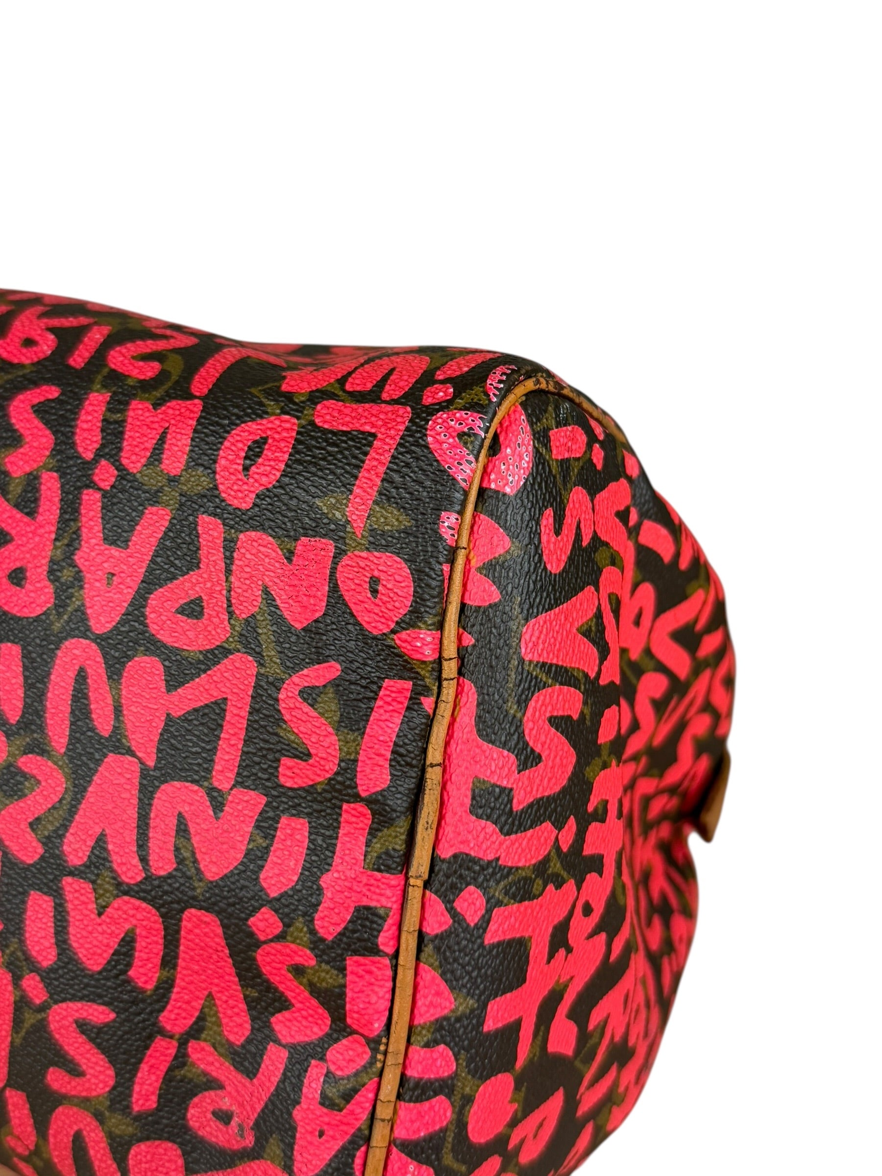Louis Vuitton x Stephen Sprouse Graffiti Speedy 30 Pink