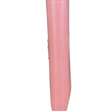 Prada Pink Saffiano Leather Wallet On Chain