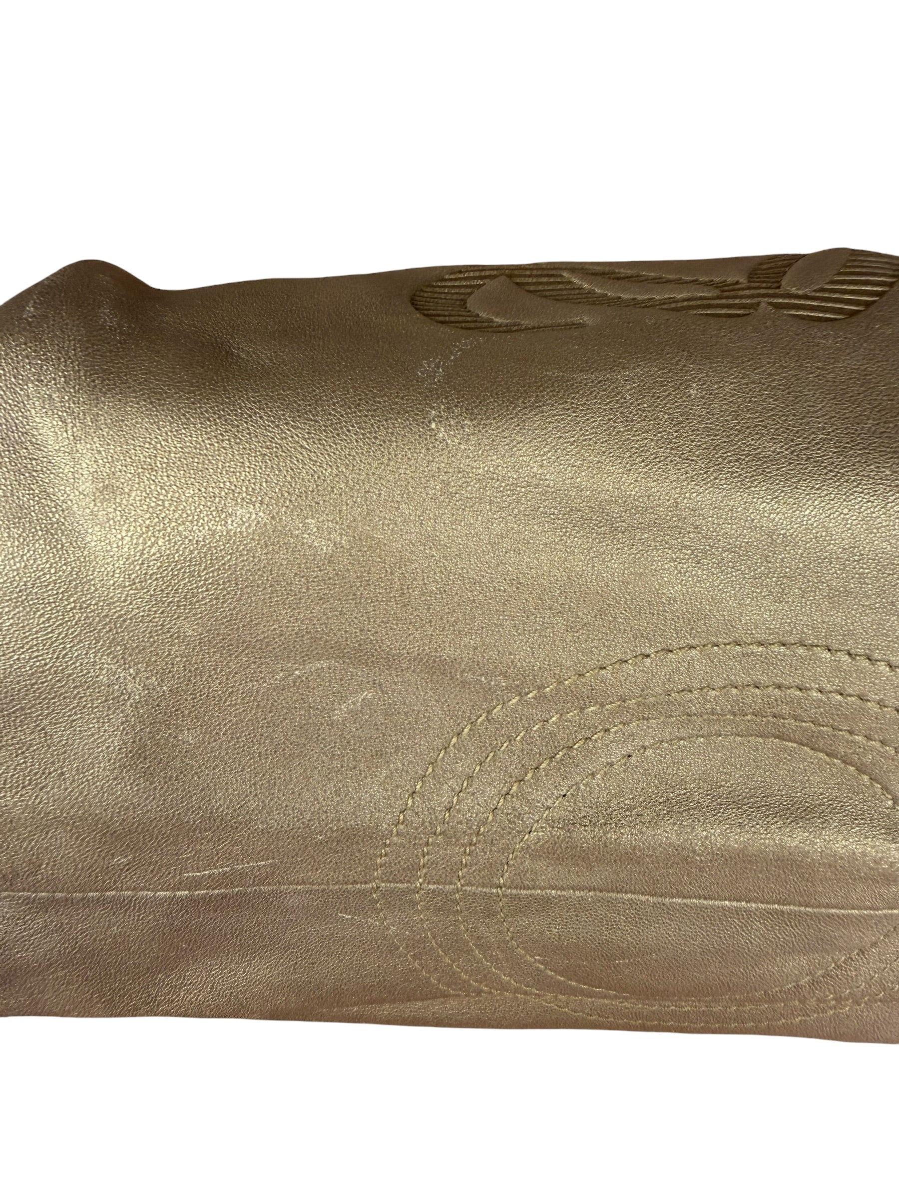 Loewe Vintage Gold Nappa Aire Hobo/Tote Bag