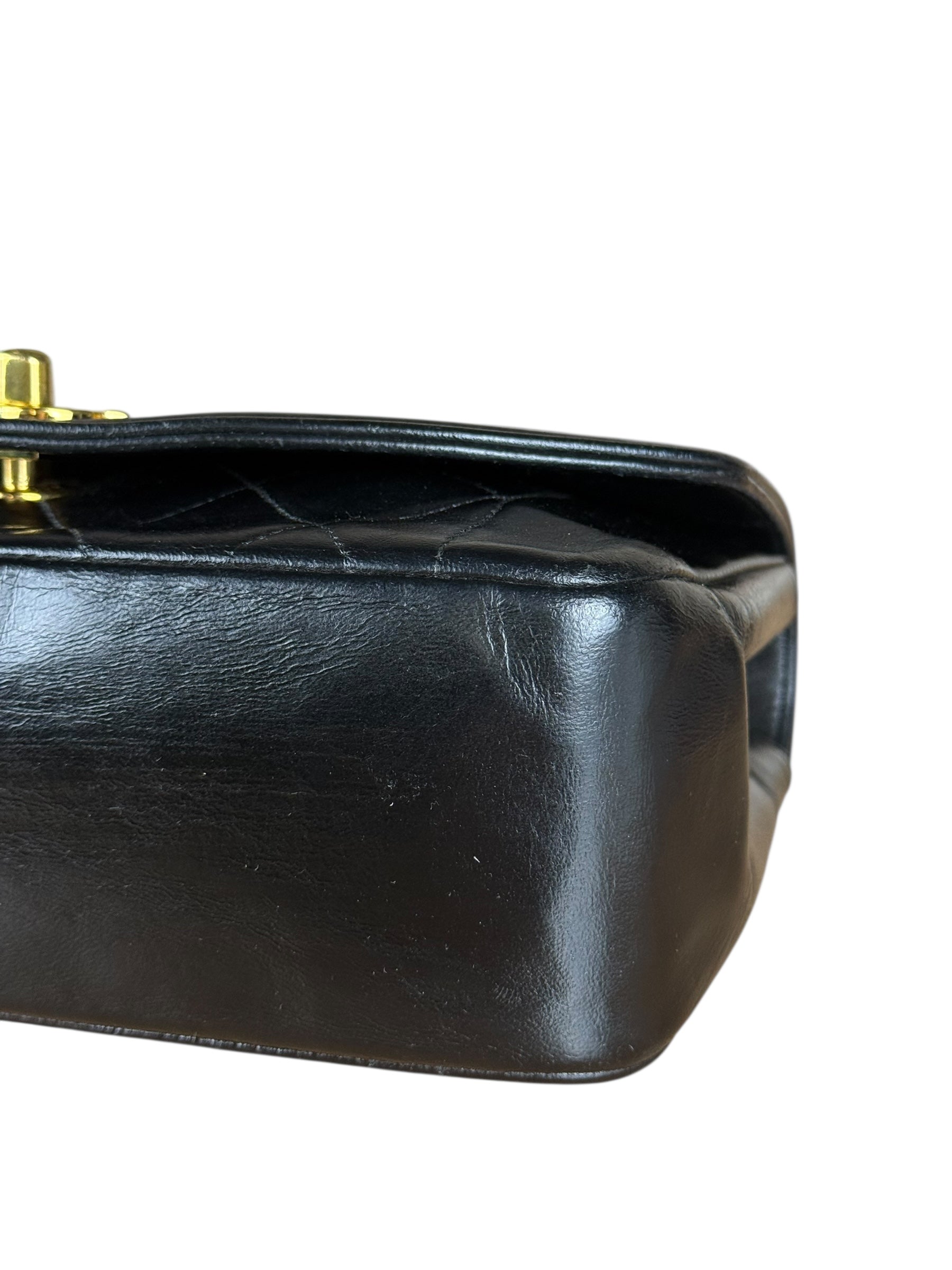 Chanel CC Diana Flap Bag Black 1994