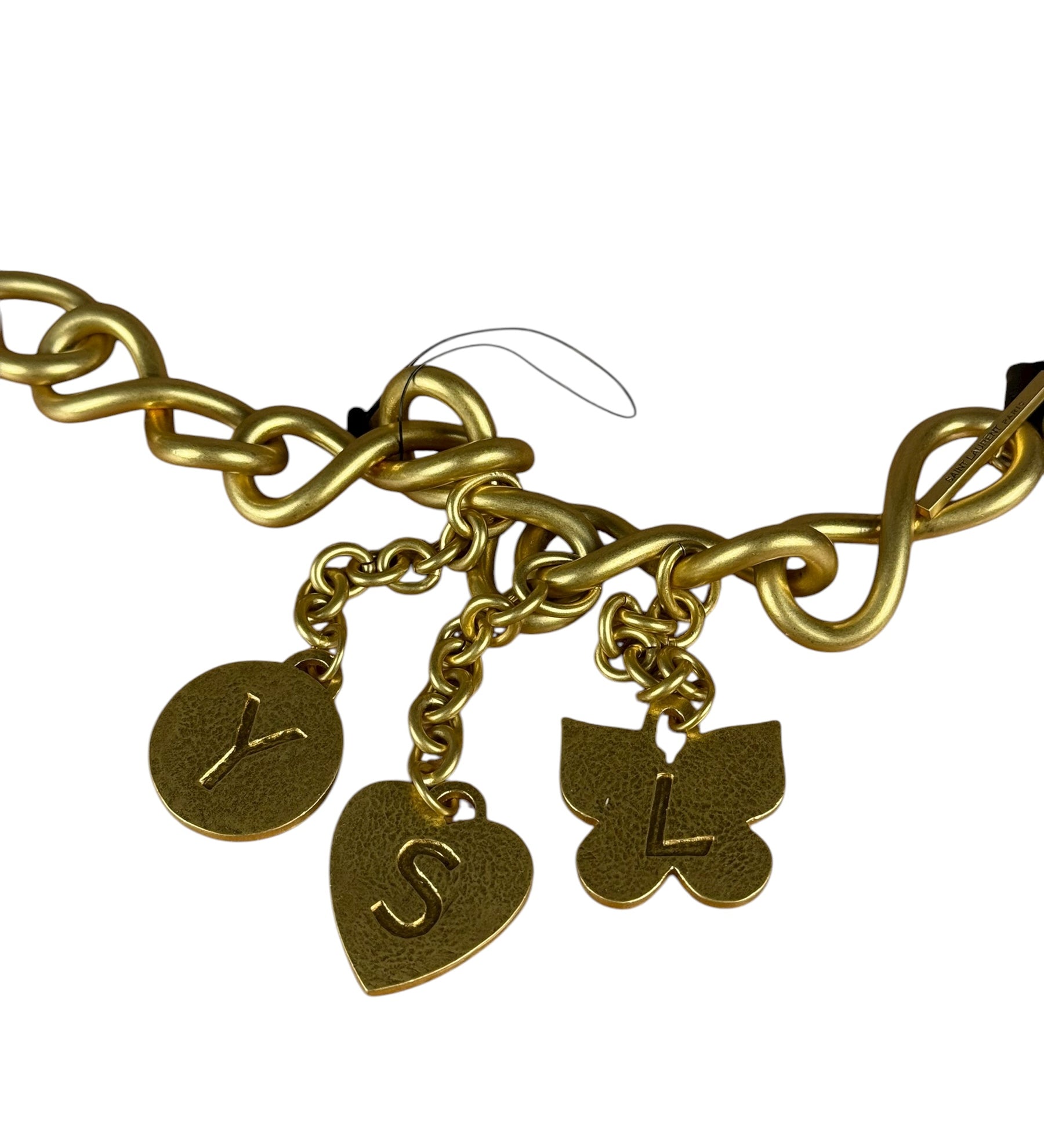 Yves Saint Laurent Belt Chain Gold Toned