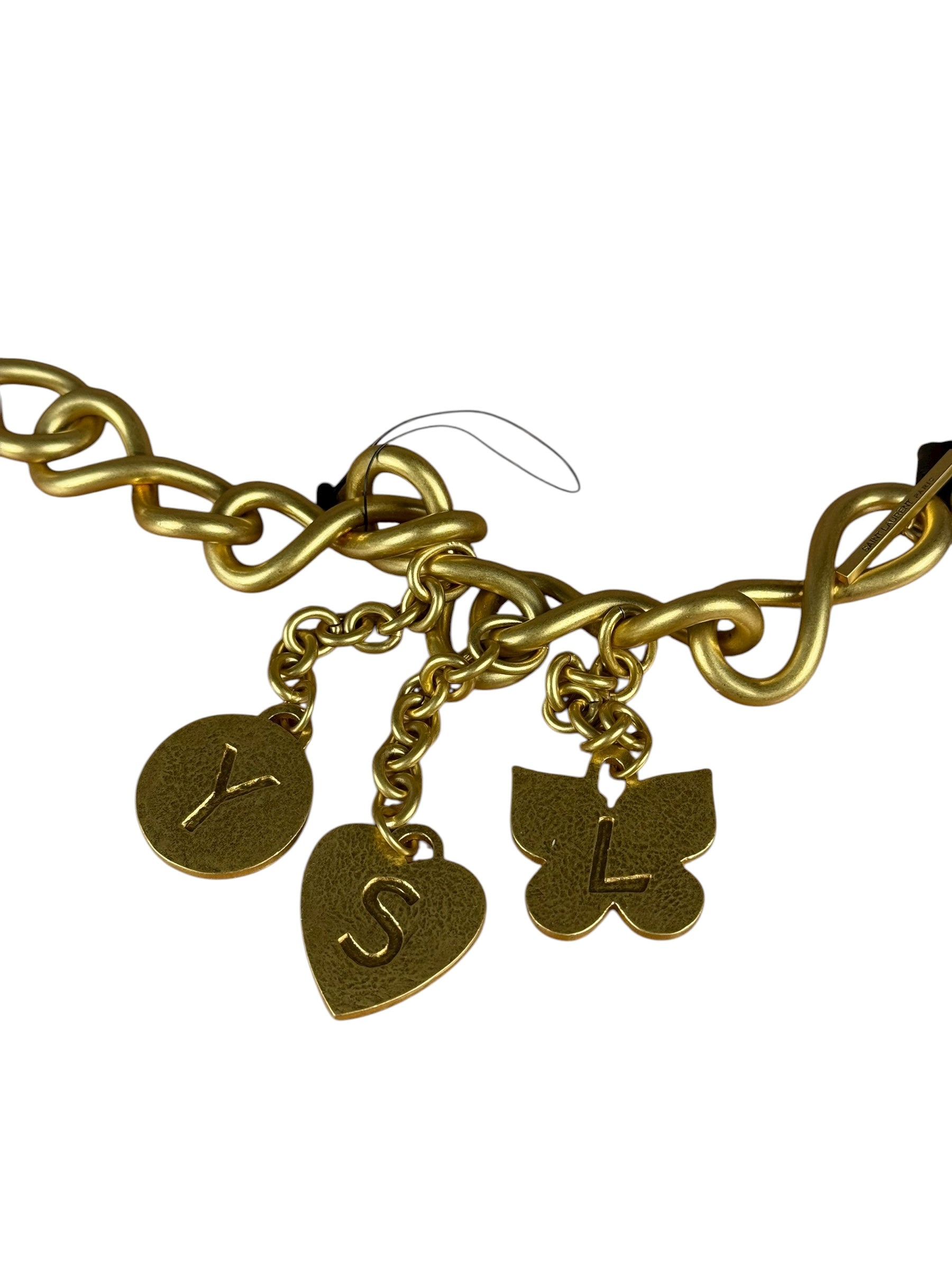 Yves Saint Laurent Belt Chain Gold Toned