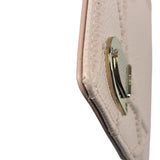 Christian Dior Nude Pink Leather Card Holder