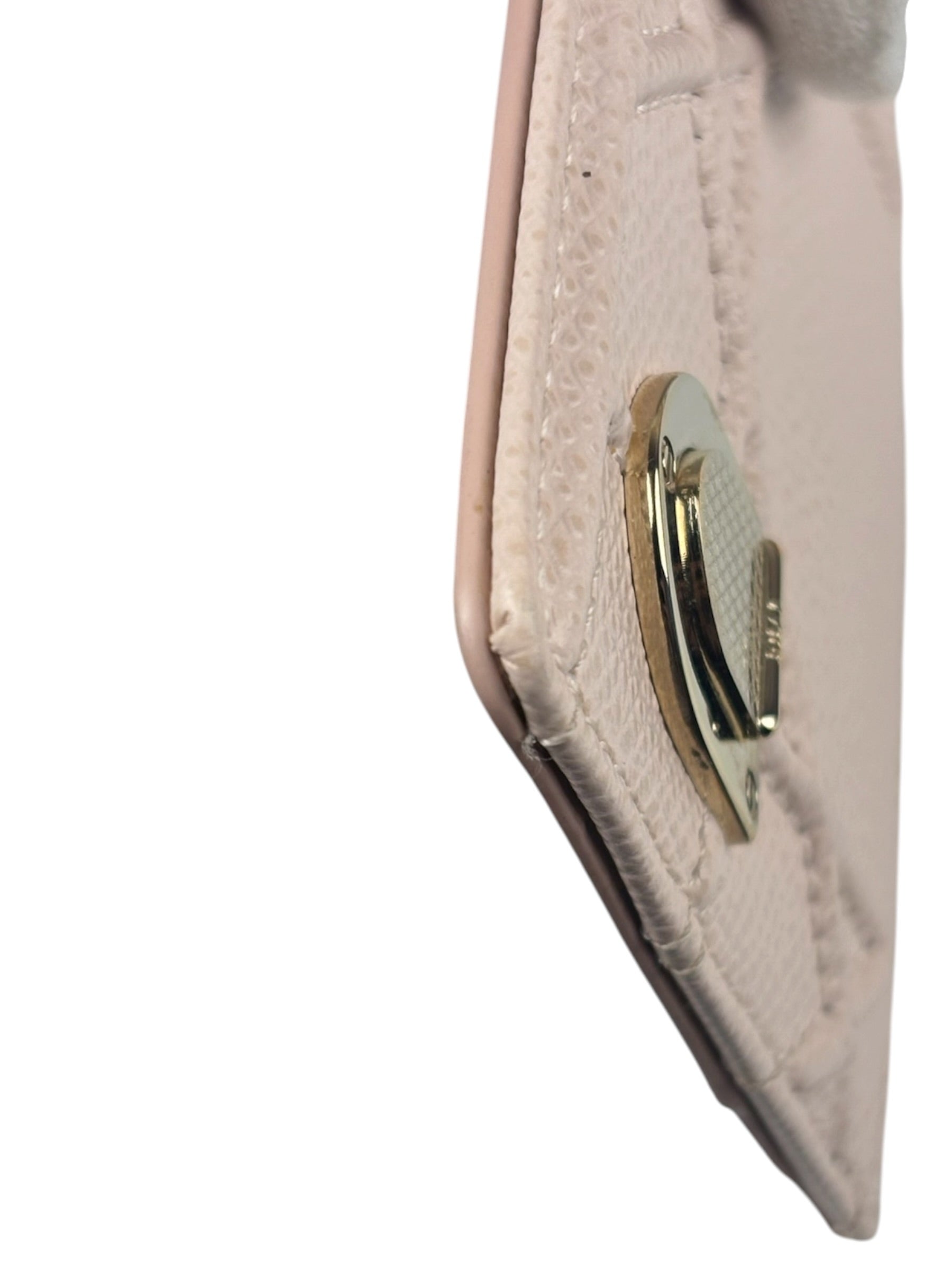 Christian Dior Nude Pink Leather Card Holder