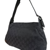 Gucci GG Vintage Black Horsebit Flap Shoulder Bag