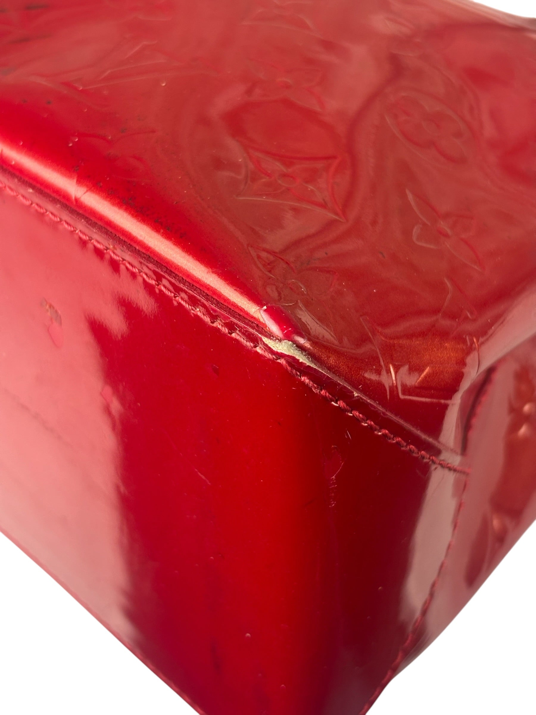 Louis Vuitton Monogram Red Vernis Wilshire PM