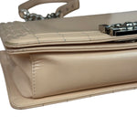 Chanel Cream Patent Leather Boy Flap Bag 2012
