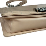 Chanel Cream Patent Leather Boy Flap Bag 2012