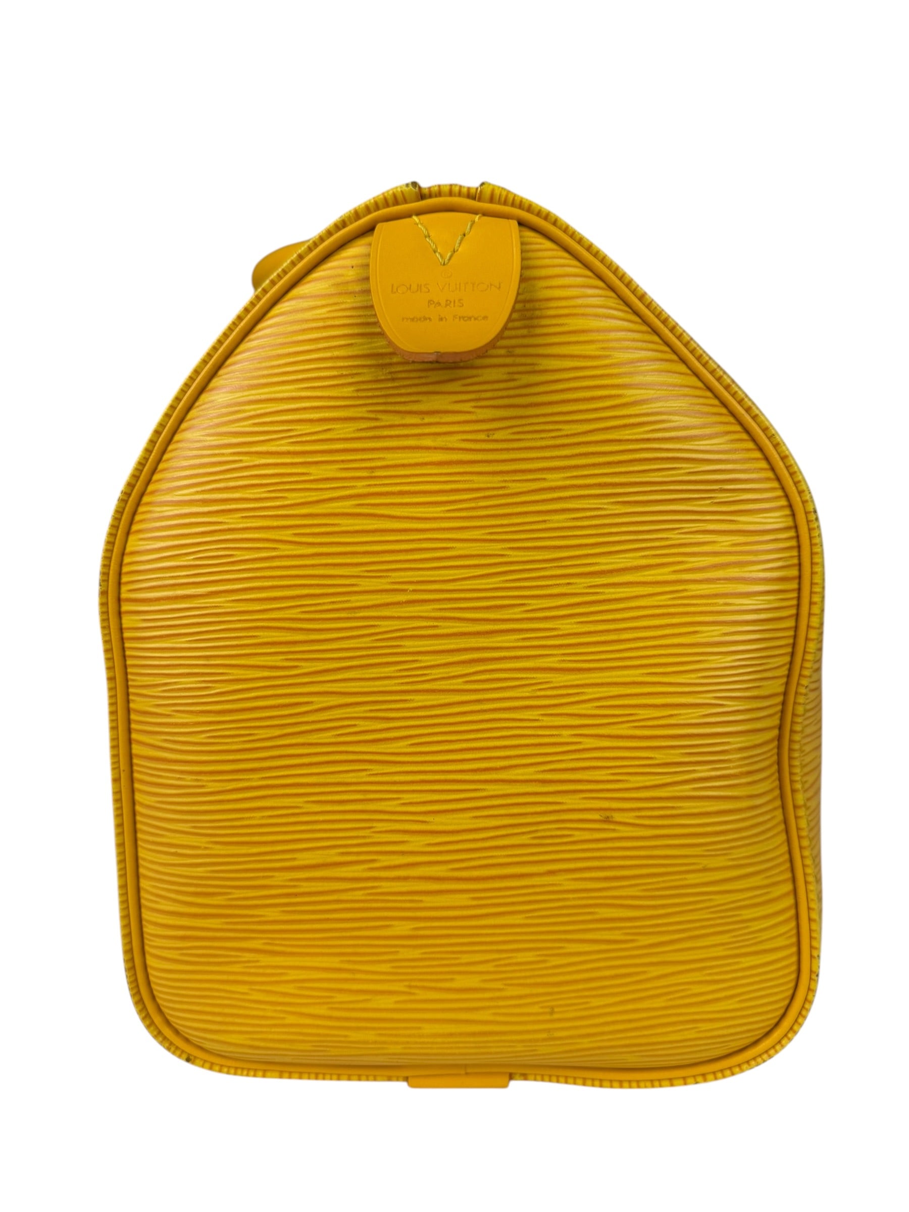 Louis Vuitton Yellow Epi Leather Speedy 25