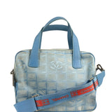 Chanel Blue CC Travel Line Tote Two-Way Bag