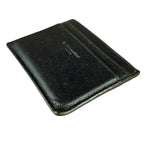 Yves Saint Laurent Leather Cardholder Navy Blue