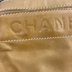 Chanel Warm Beige Leather LAX Accordion Shoulder Bag 2003