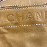 Chanel Warm Beige Leather LAX Accordion Shoulder Bag 2003