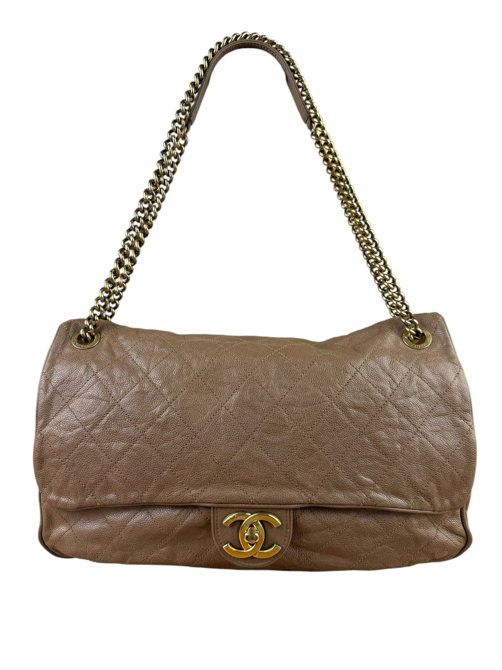 Chanel Brown Caviar Jumbo Easy Flap 2012