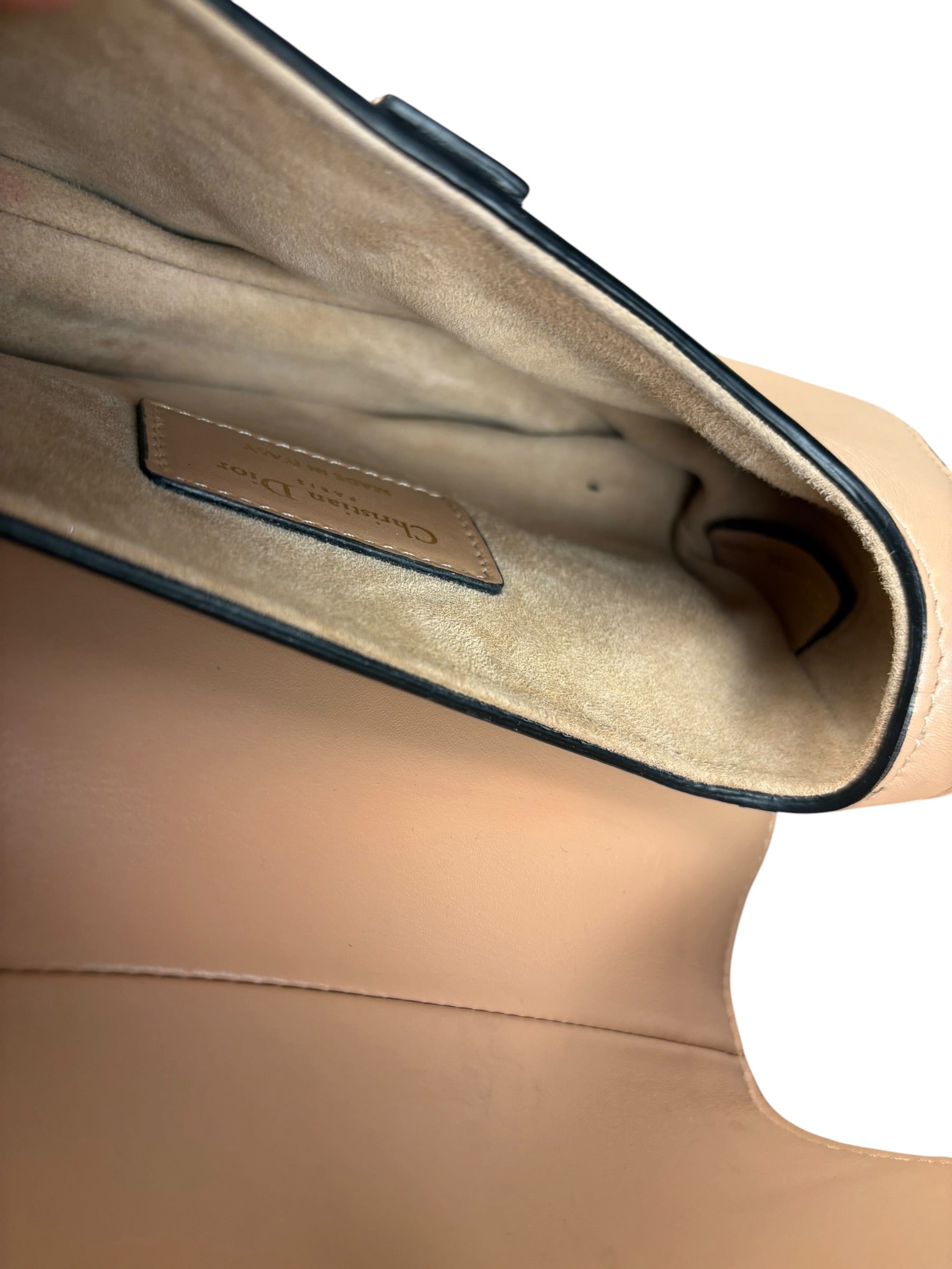 Christian Dior Blush Pink Mini Saddle Bag