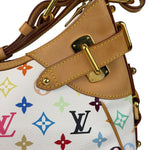 Louis Vuitton White Murakami Greta Hobo Shoulder Bag