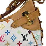 Louis Vuitton White Murakami Greta Hobo Shoulder Bag