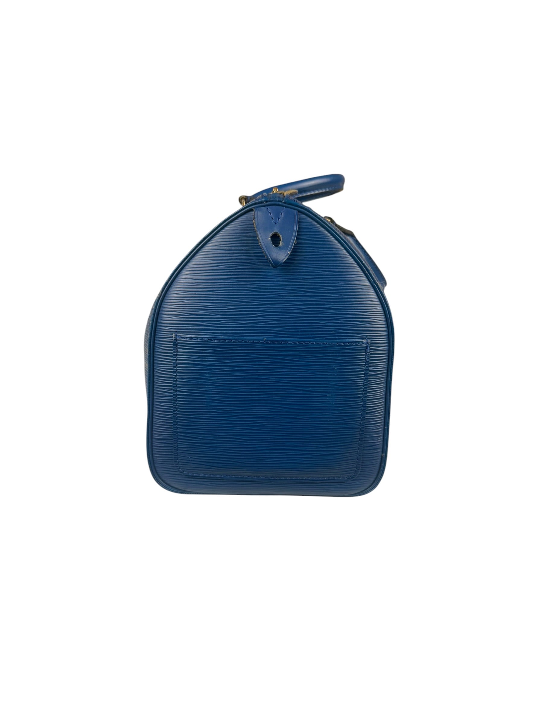 Louis Vuitton Blue Epi Leather Speedy 30