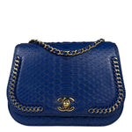 Chanel Braided Chic Python Flap Bag 2017