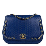 Chanel Braided Chic Python Flap Bag 2017