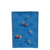 Louis Vuttion Pool Blue Monogram Passport Cover