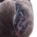 Vintage Brown Chinchilla Fur Long Coat