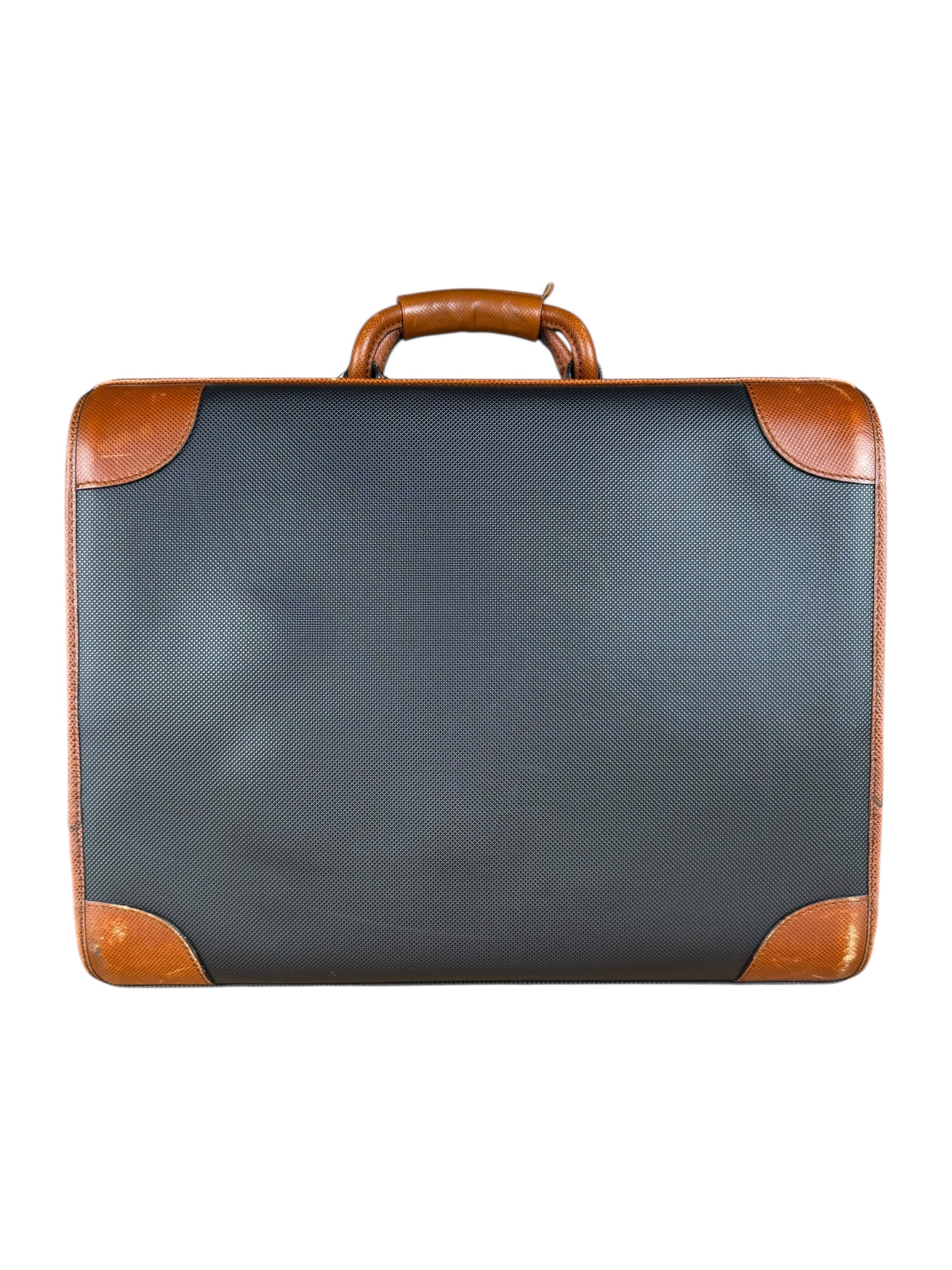 Bottega Veneta Vintage Travel Case Black/Brown